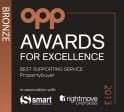 Winner – 2013 Award for Excellence Best Supporting Service Overseas Property Professional Awards for Excellence (OPP)