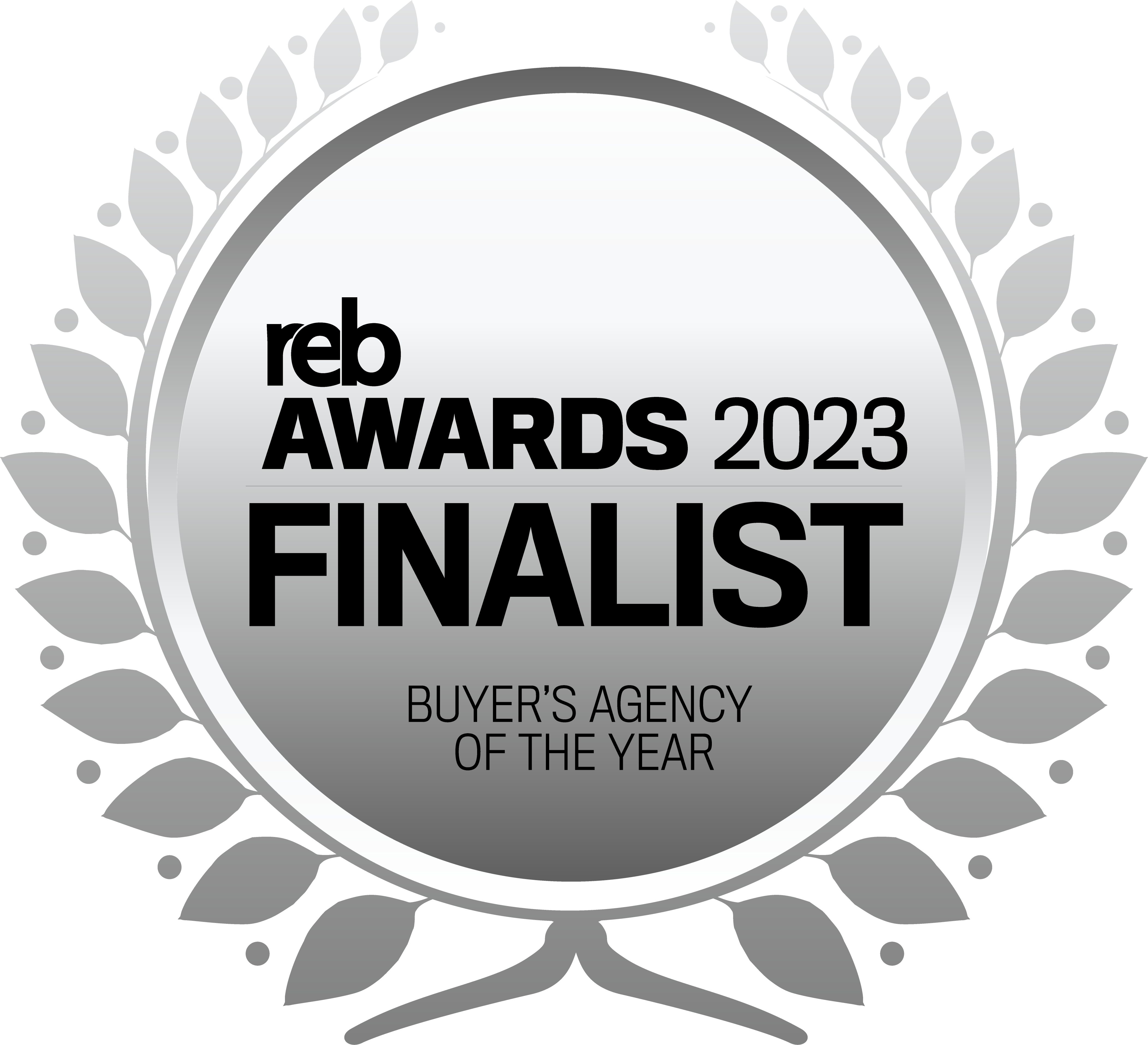 Finalist – 2023 Award for Buyers' Agency of the Year - Propertybuyer REB Awards 2023