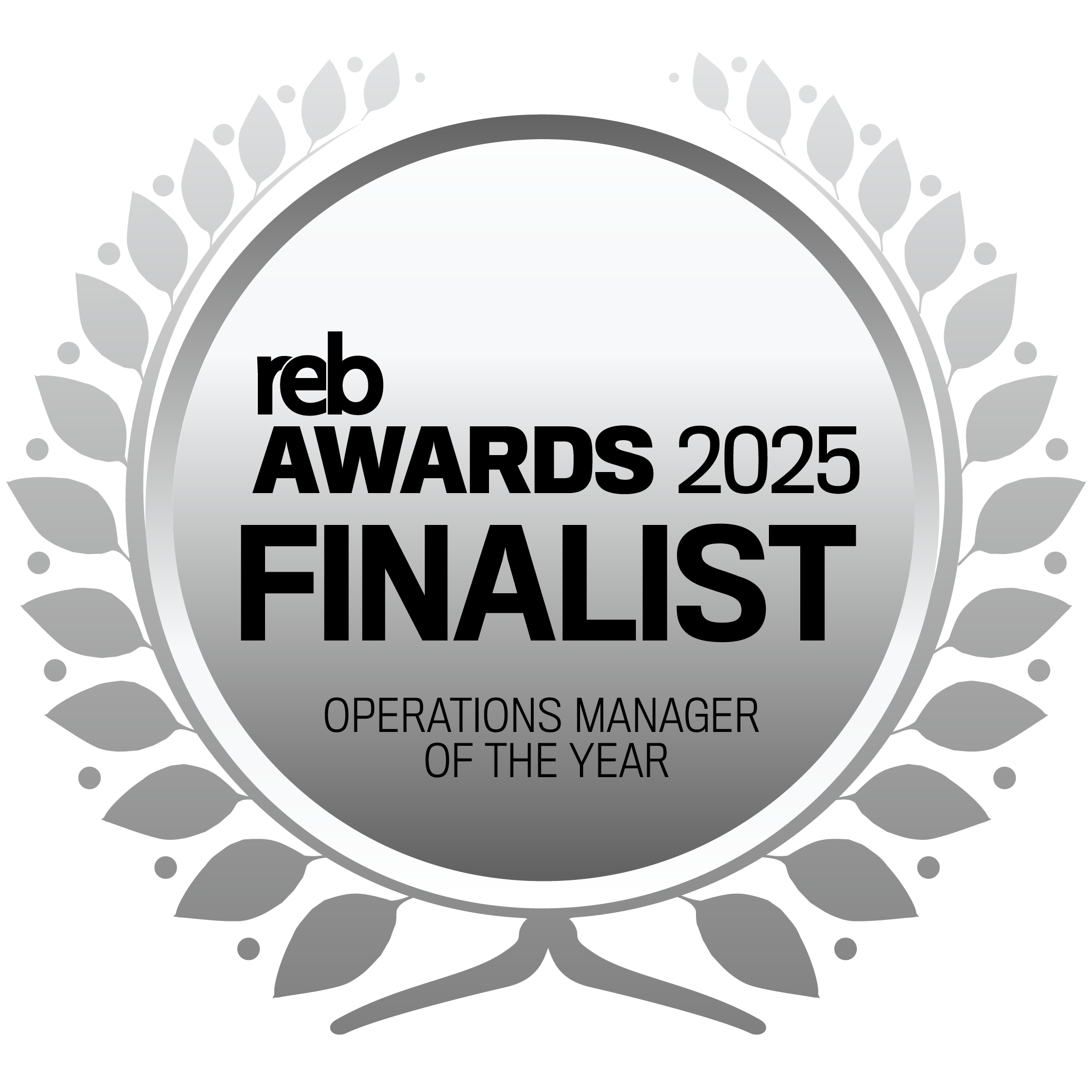 Finalist - 2025 REB Awards for Operations Manager of the Year REB Awards 2025